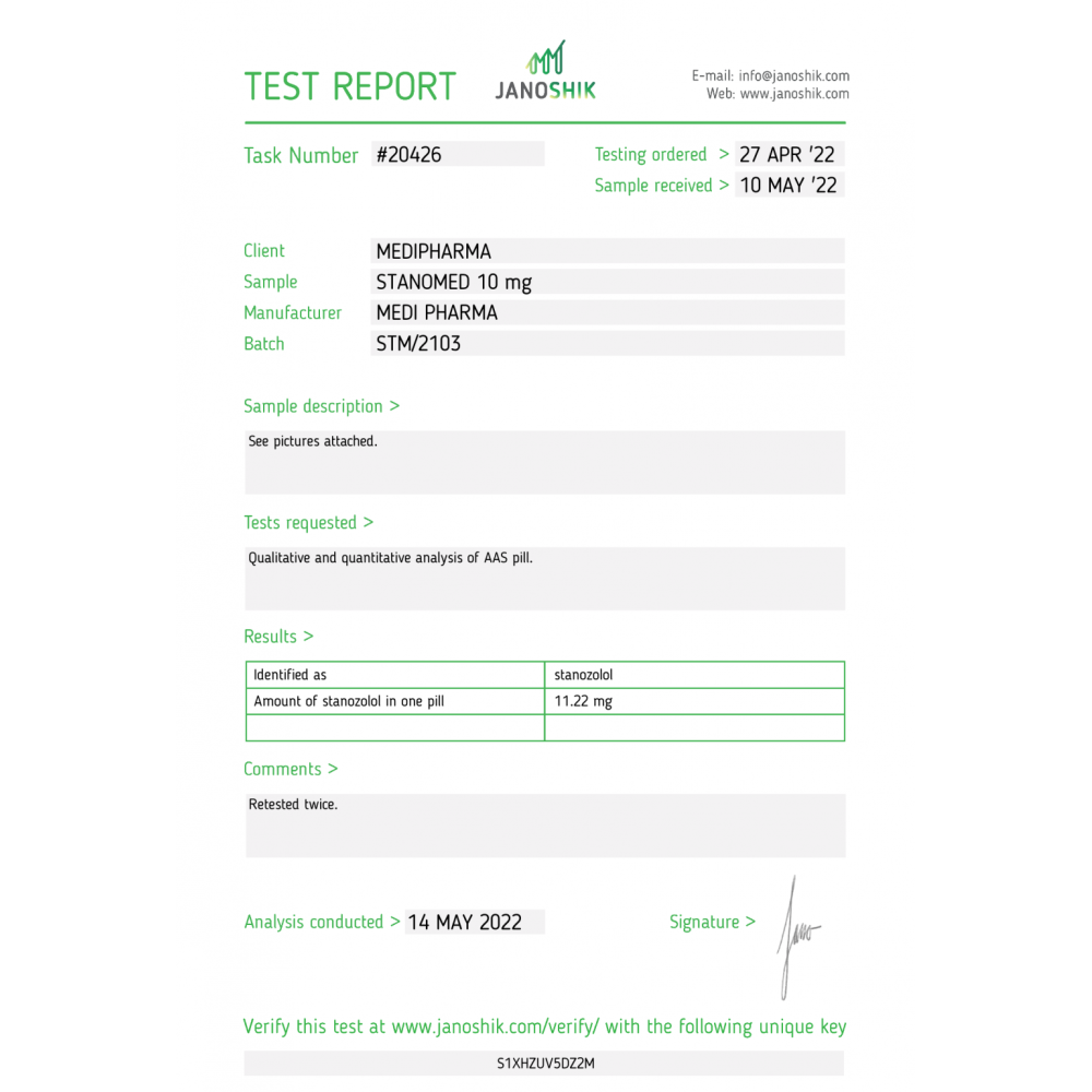 STANOMED 10 (Winstrol)