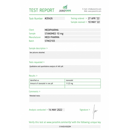 STANOMED 10 (Winstrol)