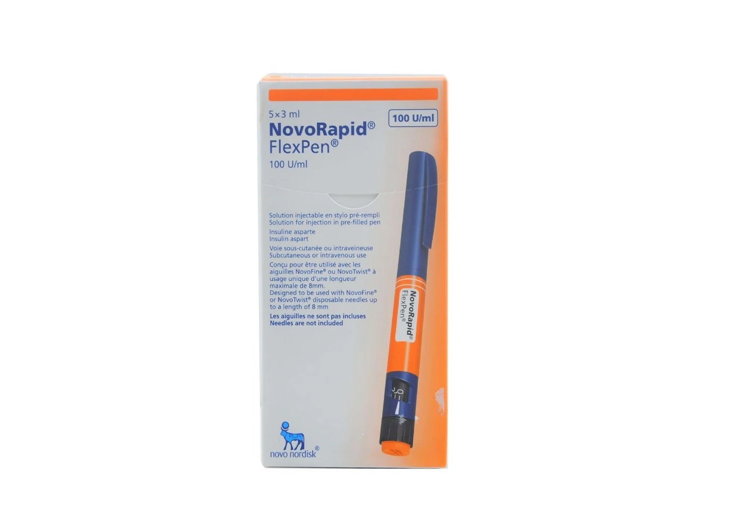 NovoRapid® (100iu) - Fast-acting Insulin