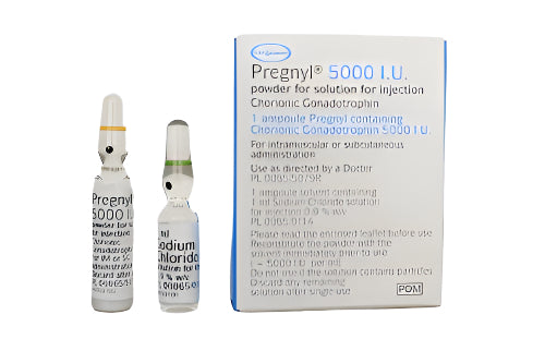 HCG 5000IU (موجهة الغدد التناسلية المشيمية البشرية) 